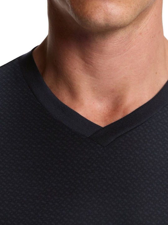 Boss Χειμερινή Ανδρική Πιτζάμα Dark Blue