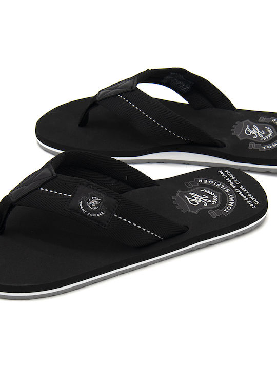 Patch Ανδρικά Flip Flops Μαύρα