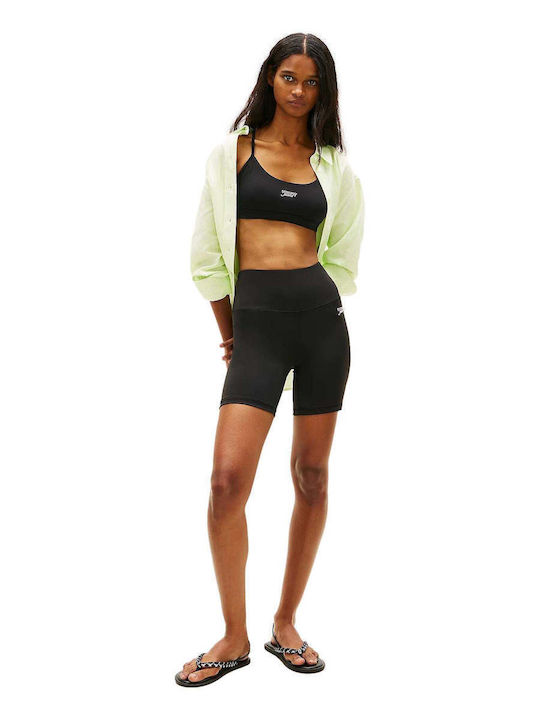 Athleisure Brallete Top Tommy Jeans Metal Logo Μαυρο Athleisure Brallete Top Tommy Jeans Metal Logo Μαυρο