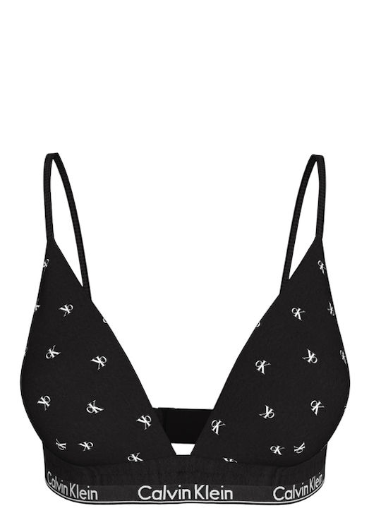 Calvin Klein Lightly Lined Triangle Bralette Жени Calvin Klein Бяло Черно Lv00qf8498-pcs