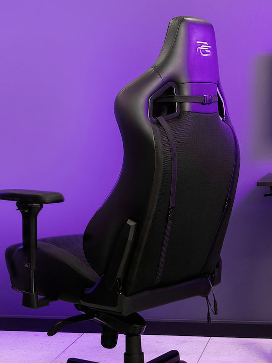 Proove Καρέκλα Gaming Δερματίνης με Ρυθμιζόμενα Μπράτσα Μαύρη