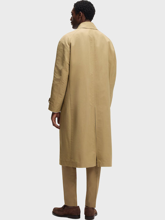 Herren Mantel Beige