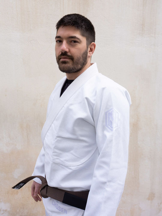 Chosen Uniform Brasilianisches Jiu Jitsu Weiß