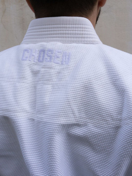 Chosen Uniform Brasilianisches Jiu Jitsu Weiß