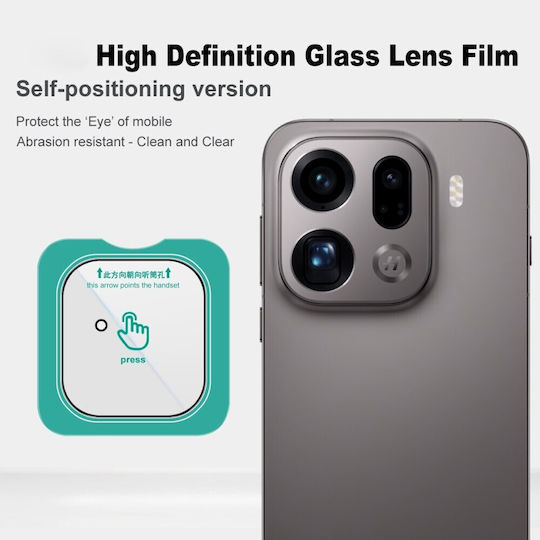 Oppo Find X9 Pro 5g Imak Easy Install Geam Tempered Pentru Camera Transparent