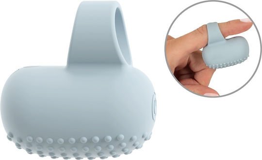 Beau Coeur Kiremo Vibrator Finger with Remote Control 4.4cm Light Blue