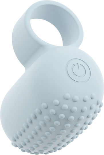 Beau Coeur Kiremo Vibrator Finger with Remote Control 4.4cm Light Blue