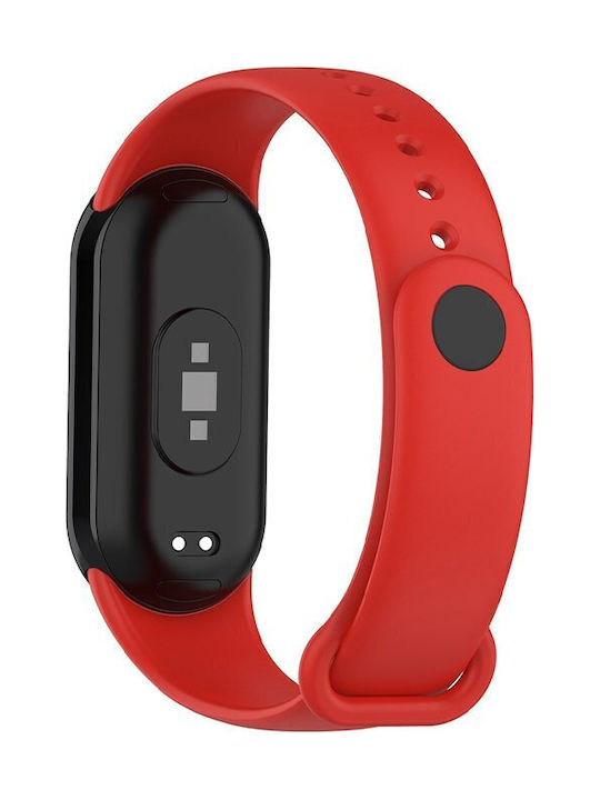 Strap Xiaomi Mi Band 8 Silicon Sport Strap Silicon Official Red Oem