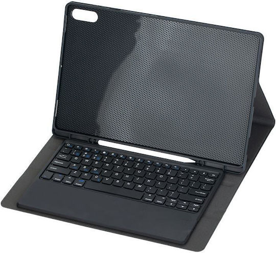 Tablet Hülle Abnehmbare Bluetooth Tastatur Stifthalter Samsung Galaxy Tab S11 Ultra 14.6 Schwarz