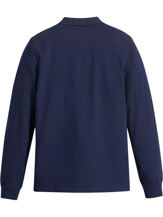 Housemark Polo Short Sleeve Navy Blue Blouse