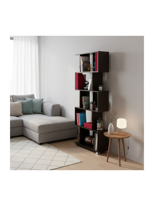 Bibliotecă Ezir Wenge 70x25x177cm