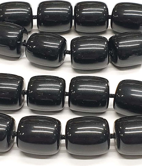 Roloi Komboloi Resin Worry Beads with 17 Beads Black 29cm