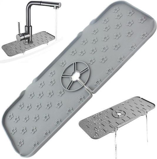 Alista Home Alista Home Küchenspülen-Organisatoren Schwamm-Halter aus Kunststoff Grau 36.5x14cm Alista Home Alista Home Küchenspülen-Organisatoren Schwamm-Halter aus Kunststoff Grau 36.5x14cm