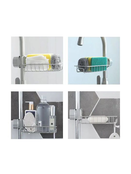 Alista Home Suport Pentru Burete Din Oțel Inoxidabil Gri