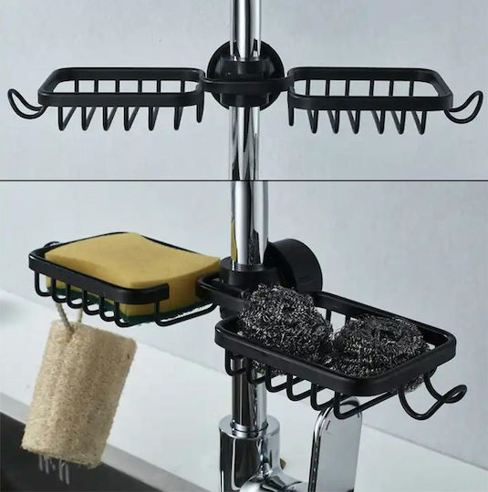 Alista Home Sponge Holder Made of Inox Gray 10x12x3cm