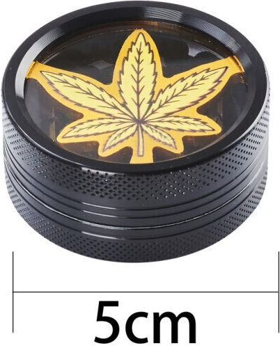 Champ High Golden Leaf Grinder 2 Parts 50mm