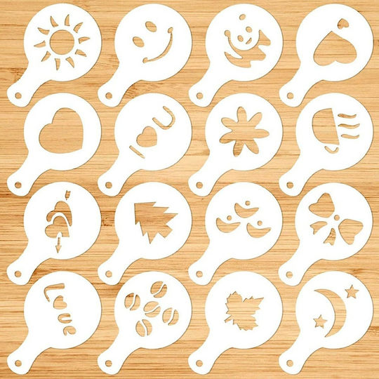 Alista Home Șabloane De Patiserie Din Plastic 8.5x8.5cm 16 Bucăți