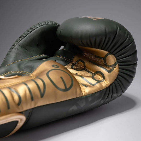 Venum Boxing Gloves for Match Green