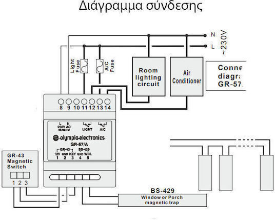 Olympia Electronics Gr-57/a Buton de comutare 250V 30A