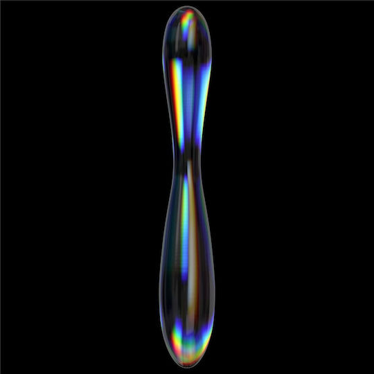 Lovetoy Glow Γυάλινο Dildo Διάφανο 23.2cm