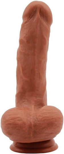 Chisa Novelties Bottomless Pleasure Ρεαλιστικό Dildo με Όρχεις και Βεντούζα Latin 20cm