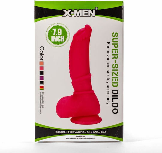 X-men 7.9" Super Sized Dildo Black Ii - Xmen000155