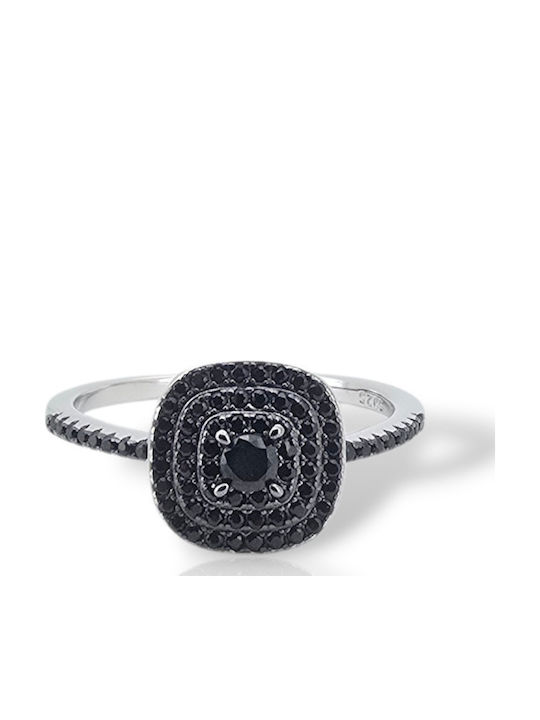 Mentzos Women's Silver Ring