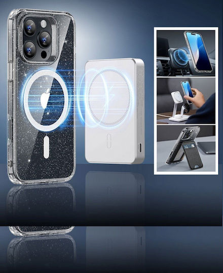 ESR Classic Hybrid Halolock Umschlag Rückseite Silikon 1.2mm Transparent (iPhone 17 Pro Max / iPhone 17 Pro / iPhone 16 Pro Max)