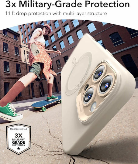 ESR Cloud Halolock Umschlag Rückseite Kunststoff 1.2mm (iPhone 17 Pro / iPhone 16 Pro)
