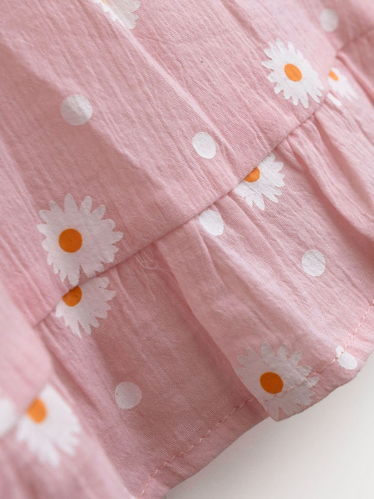 Funky Kids' Set with Shorts Summer 2pcs Pink