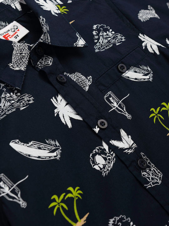 Funky Kids' Set with Shorts Summer 2pcs Blue