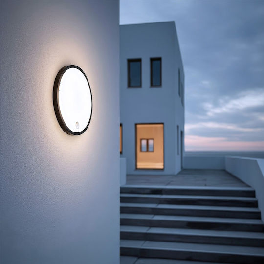 Maclean Energy Wall-Mounted Outdoor LED Lighting IP65 10W With Natural White Light