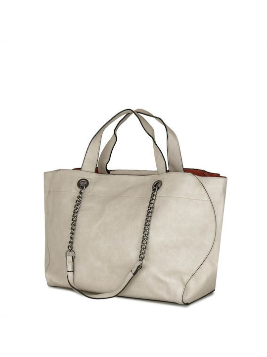 Women's Bag Handbag Beige