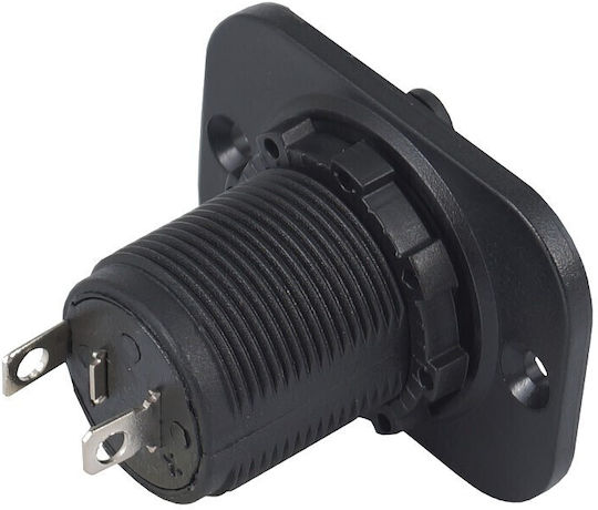 Euro 12v/24v Electric Socket Built-in Holder 58083