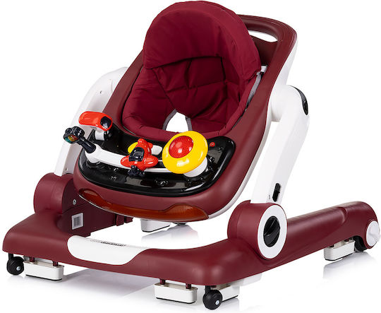 Chipolino Baby Walker with Music for 6+ Months Red