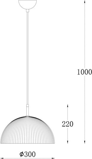 Agora Lighting Κρεμαστό Φωτιστικό Διάφανο 30εκ. Agora Lighting Κρεμαστό Φωτιστικό Διάφανο 30εκ.