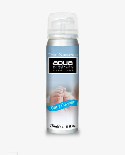 Aqua Αρωματικό Σπρέι Αυτοκινήτου The Naturals Baby Powder 75ml