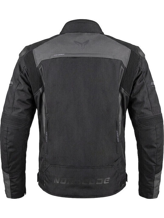 Nordcode Top speed WP Winter Men's Motorcycle Jacket Black/Dark Grey