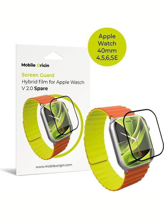 Mobile Origin Screen Guard Displayschutzfolie für das Apple Watch 6/5/4/SE 40mm, Mobilfunkherkunft 1Stück