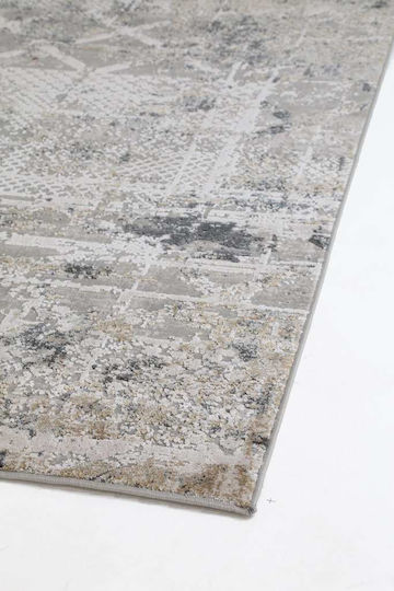 Royal Carpet Synthetisch,Polyester/Cotton/Leather Grey