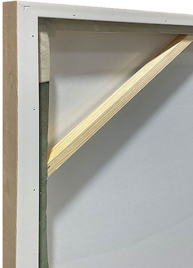 Rhea Gemälde Dekoratives Rahmen 82.6x4.3x122.6cm Segeltuch Öl Beige Ps