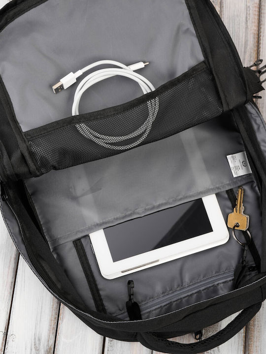 Paolo Peruzzi Backpack Αδιάβροχο Μαύρο