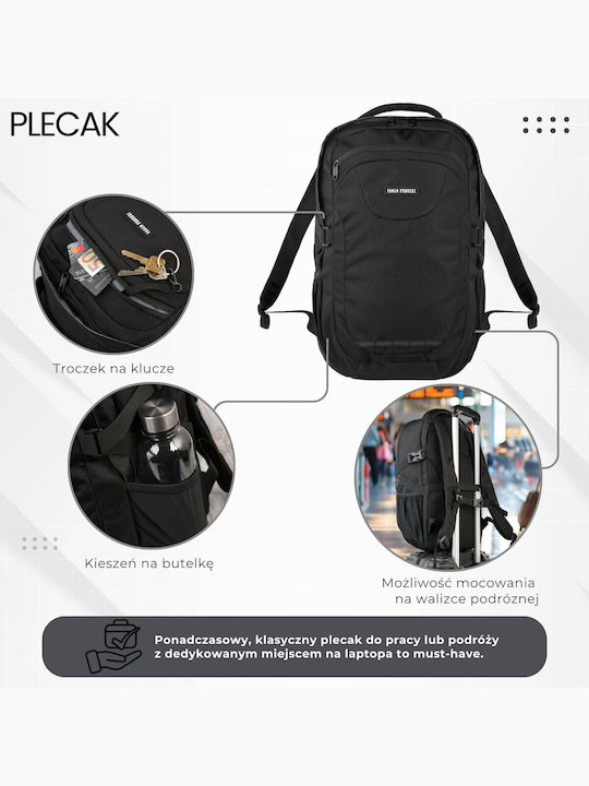 Paolo Peruzzi Backpack Αδιάβροχο Μαύρο