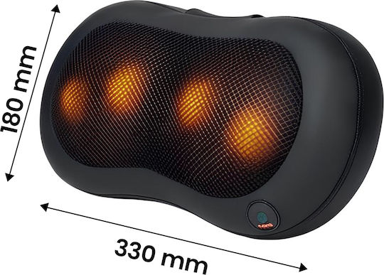 Avizar Pernă de Masaj Electrică 24w Încălzire Ergonomică Led Neagră