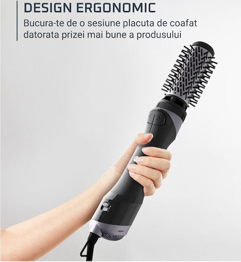 Rowenta Perie Activ Ceramică Electrică cu Perii de Păr Electrice și Cap Rotativ 1000 Watt