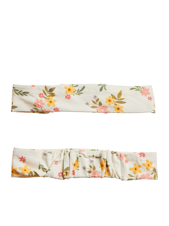 Kinderkleid Blumen Beige