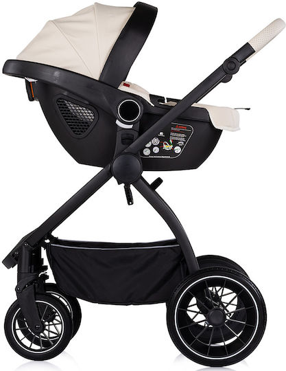 Chipolino Prestige Reglabil 3 în 1 Cărucior pentru copii Potrivit pentru Nou-născut Cașmir 9.35kg