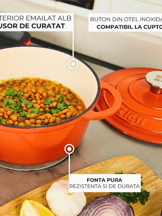 Lätt Home Βαθιά Κατσαρόλα από Μαντέμι 2.8lt / 22cm