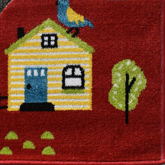 Saray Home Kids Synthetic Rug 3d Farm Adventure 200x250cm