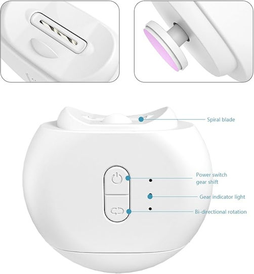 Elektrischer Nagelknipser & Nagelfeile 2 1 Wiederaufladbar Led